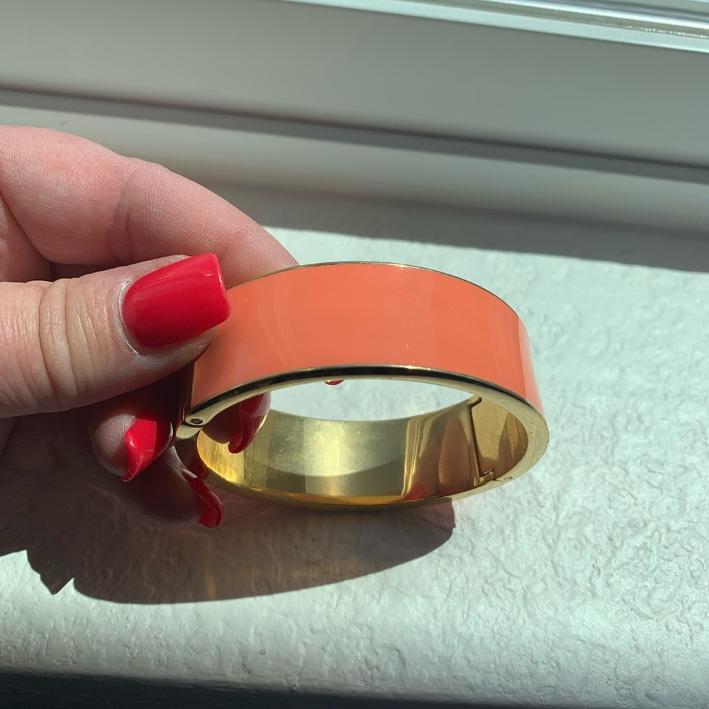 J. Crew gold orange cuff